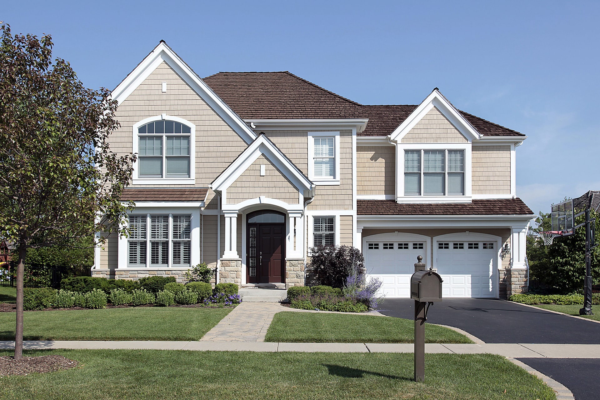 Home with low-e glass windows.