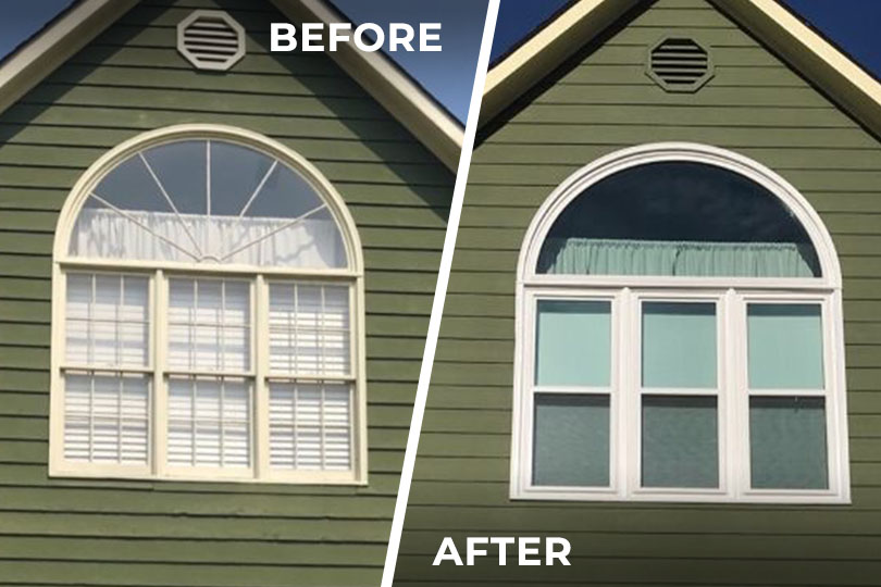 before and after of window
