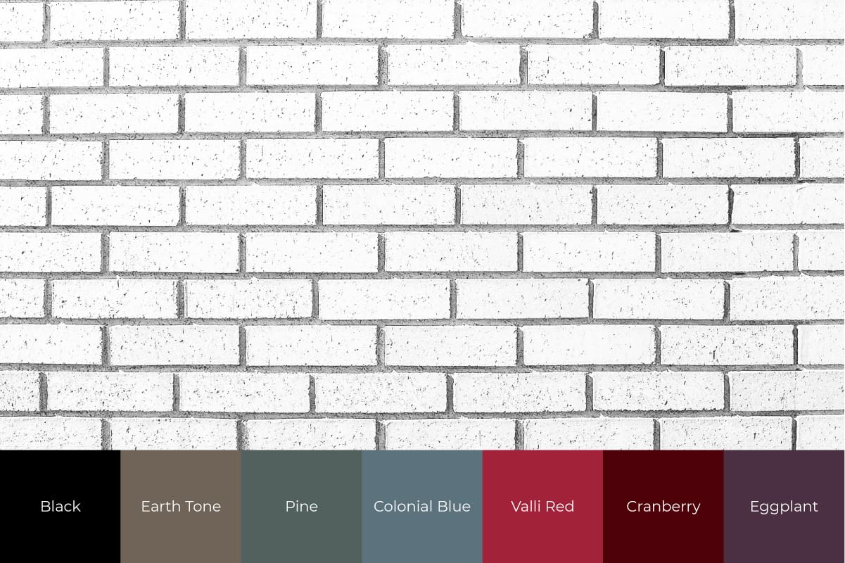 front door colors for white brick homes